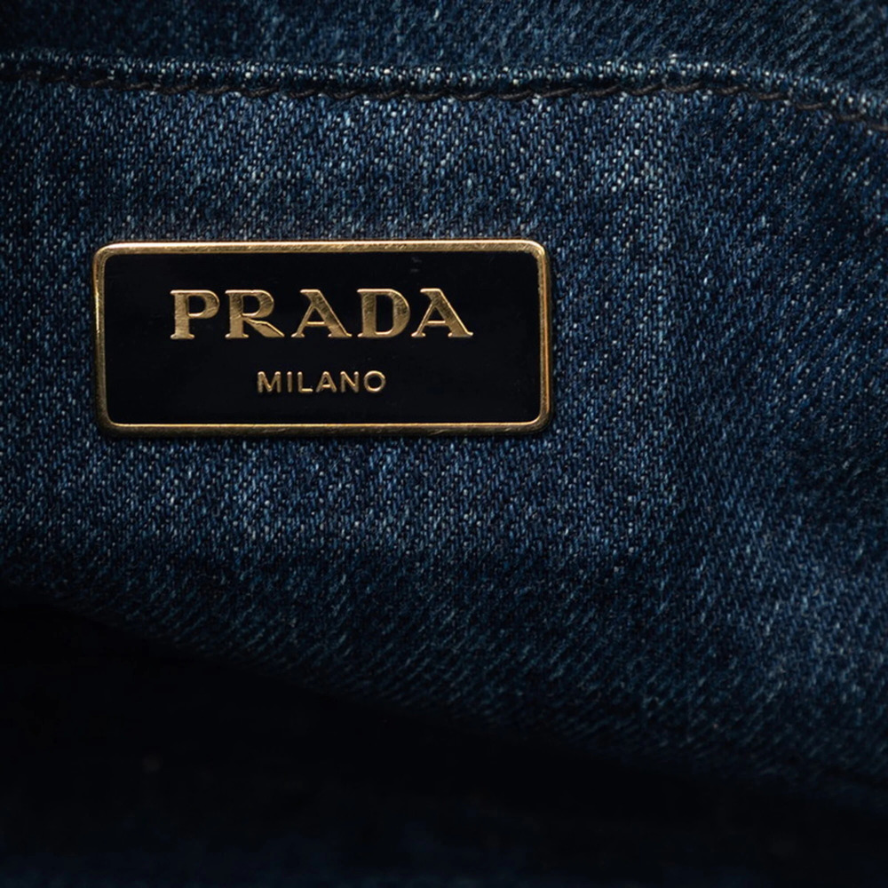 PRADA Blue Shoulder Bag - Picture 5 of 6